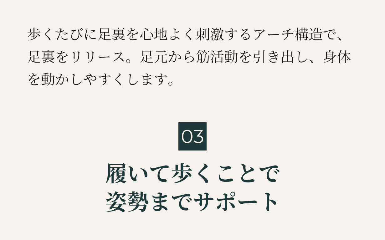ALINEAリカバリーサンダル 商品紹介 20