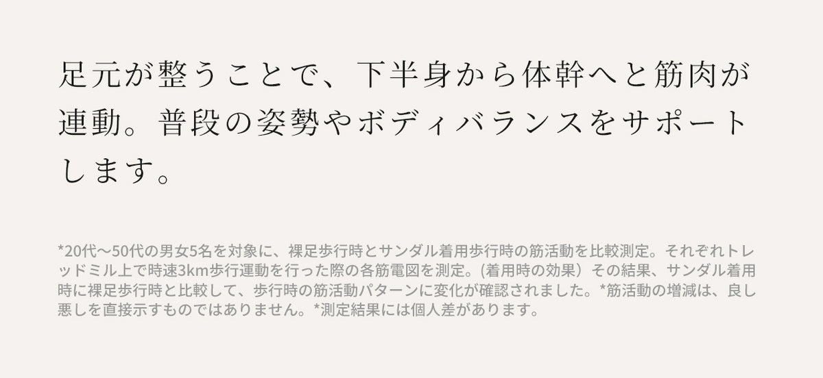ALINEAリカバリーサンダル